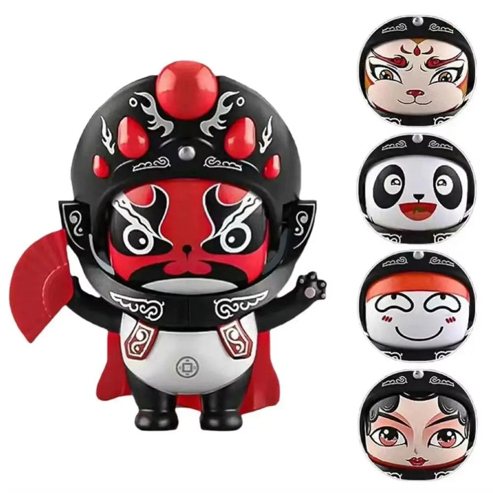 Sichuan Opera Panda Face-Changing Figurine | 5 Expressions
