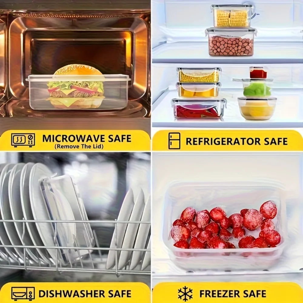 Airtight Bento Lunch Box Food Storage Container – Microwave Safe