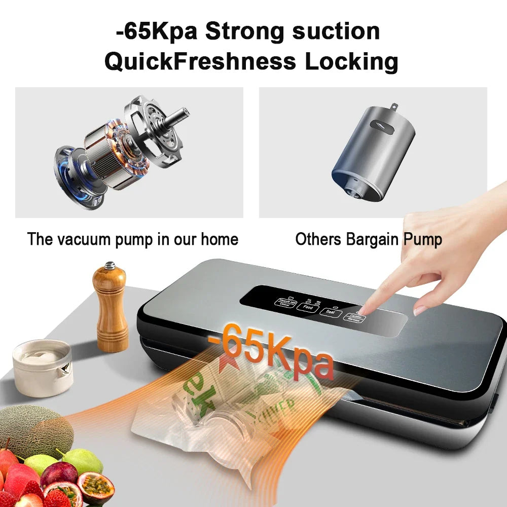 DUTRIEUX Vacuum Food Sealer Machine 85W – Automatic Sealing