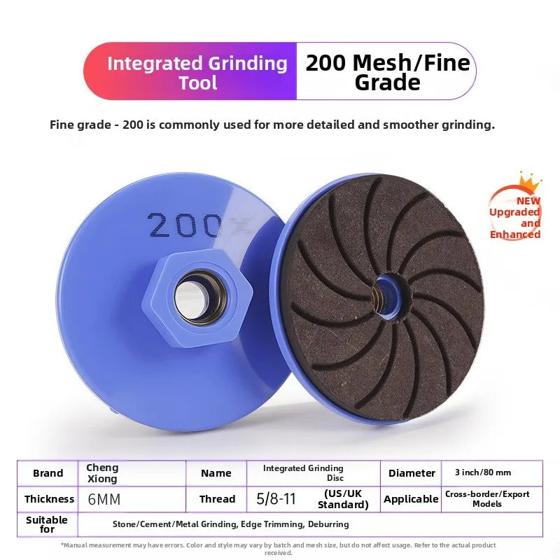 DAZZLEEX Industrial Grinding Polishing Disc | 50/100/200 Grit