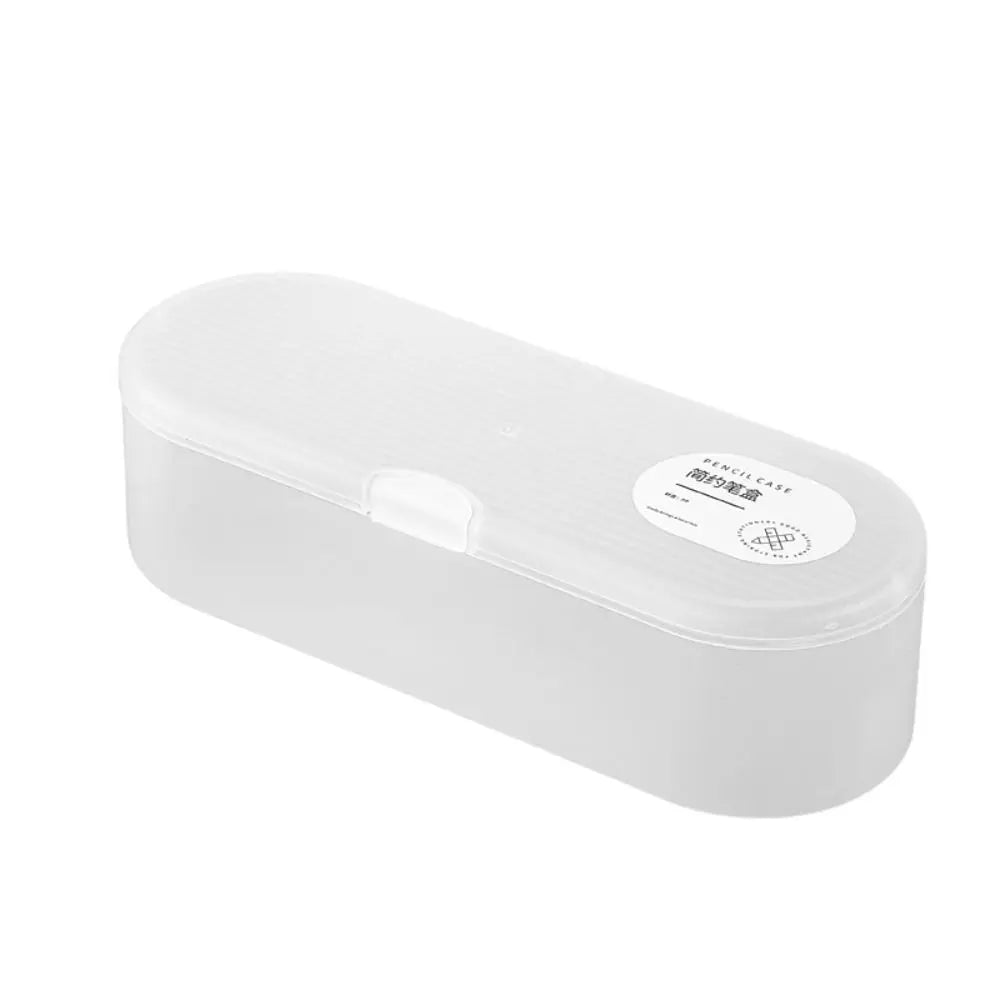 Transparent Stackable Plastic Pencil Box – Large Capacity