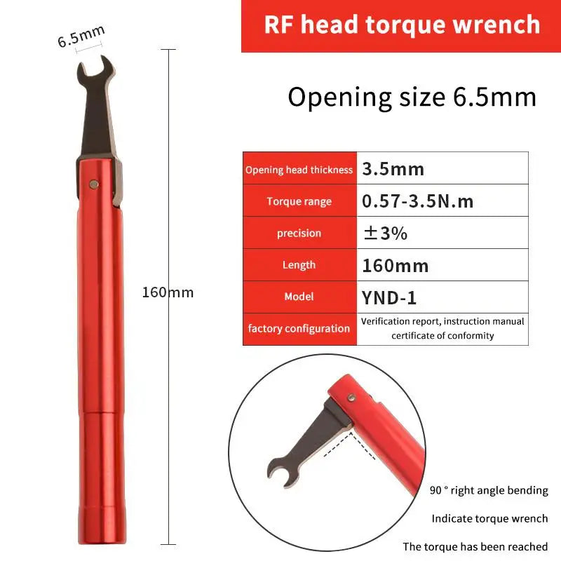 High Precision RF Connector Torque Wrench – Portable Telecom Tool