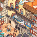 Miniature Scenery PET Stickers – Ancient City Scrapbooking Set