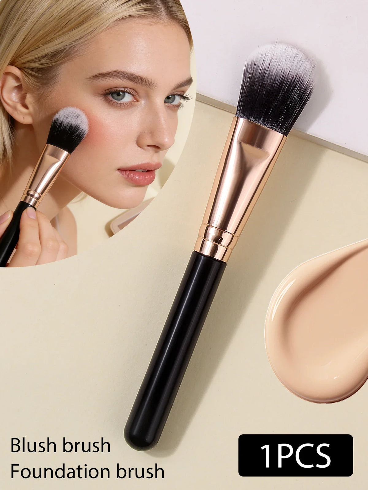 Nixie Foundation Concealer Contour Brush – Flawless Blending