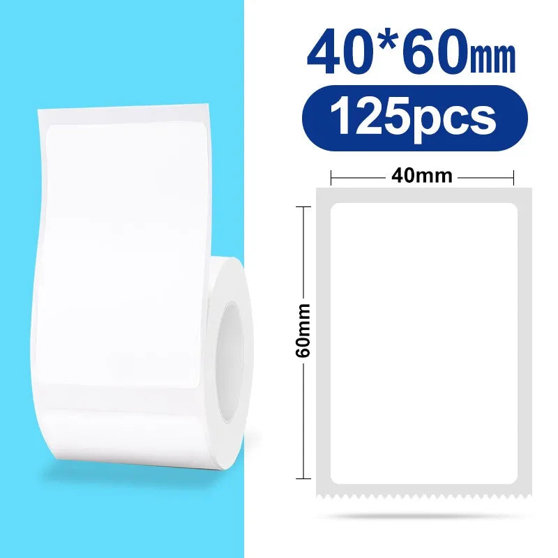 NiiMBOT Thermal Label Paper – Waterproof Self-Adhesive Stickers