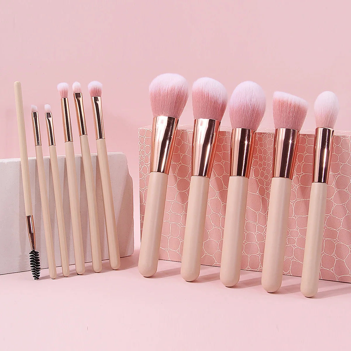 12-Piece Makeup Brush Set with Gift Box | Beginner & Travel
