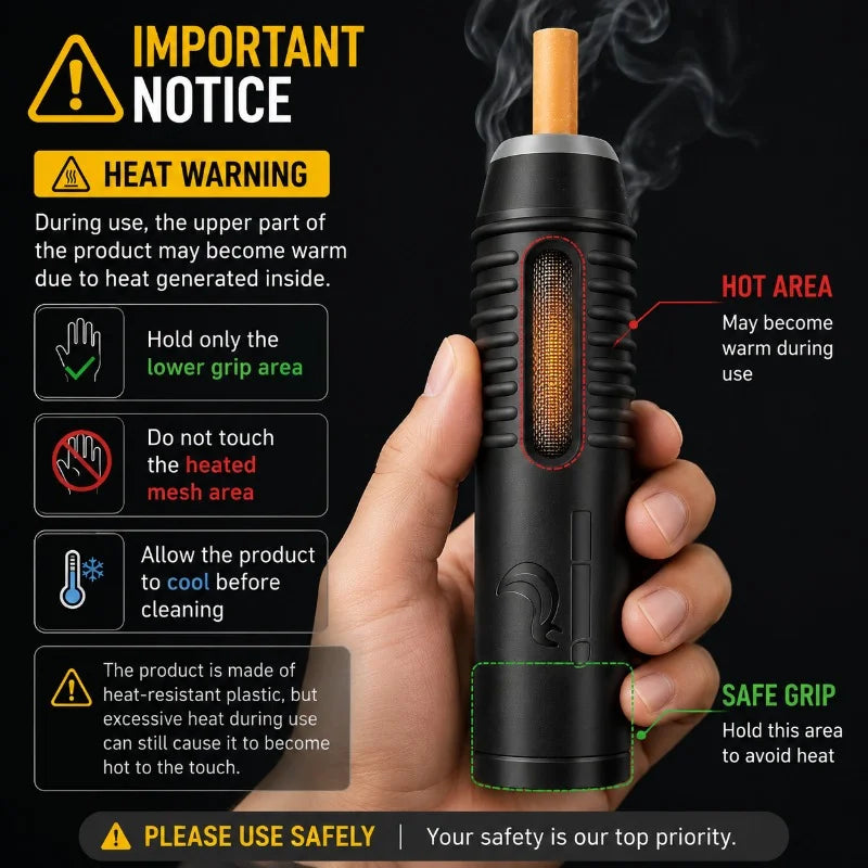 Nixie Portable Windproof Pocket Ashtray – Car & Outdoor Use