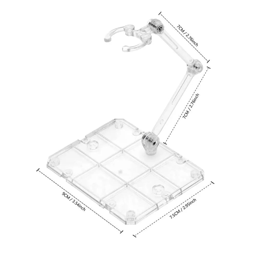 Transparent Gundam Action Figure Display Stand – PVC 1/144
