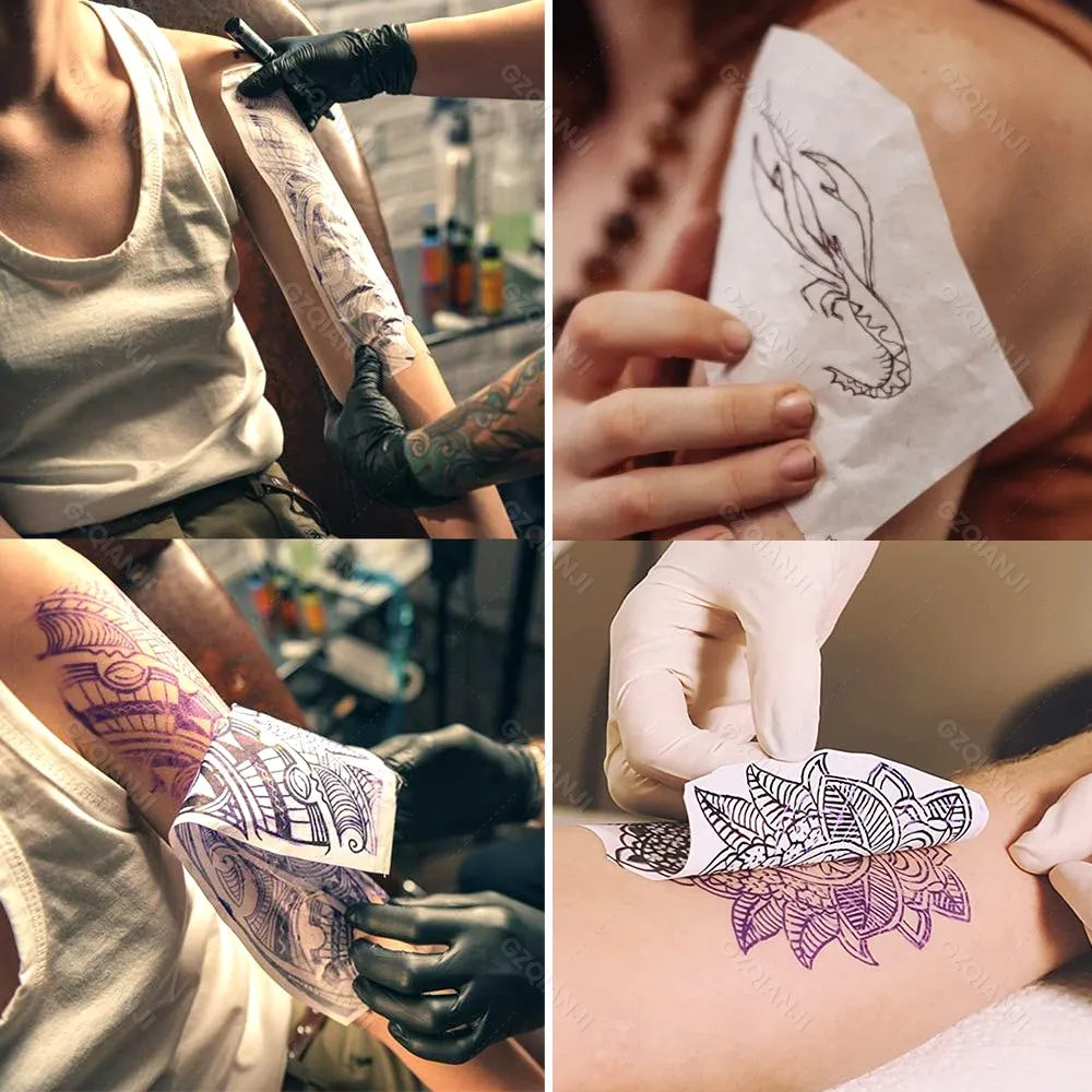 Mini Tattoo Stencil Transfer Paper 80x133mm | 20/50/100 Sheets