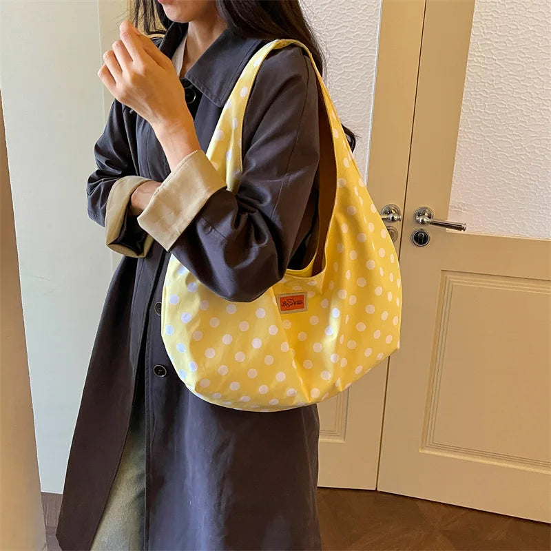 Nixie Polka Dot Tote Bag – Large Women's Shoulder Bag