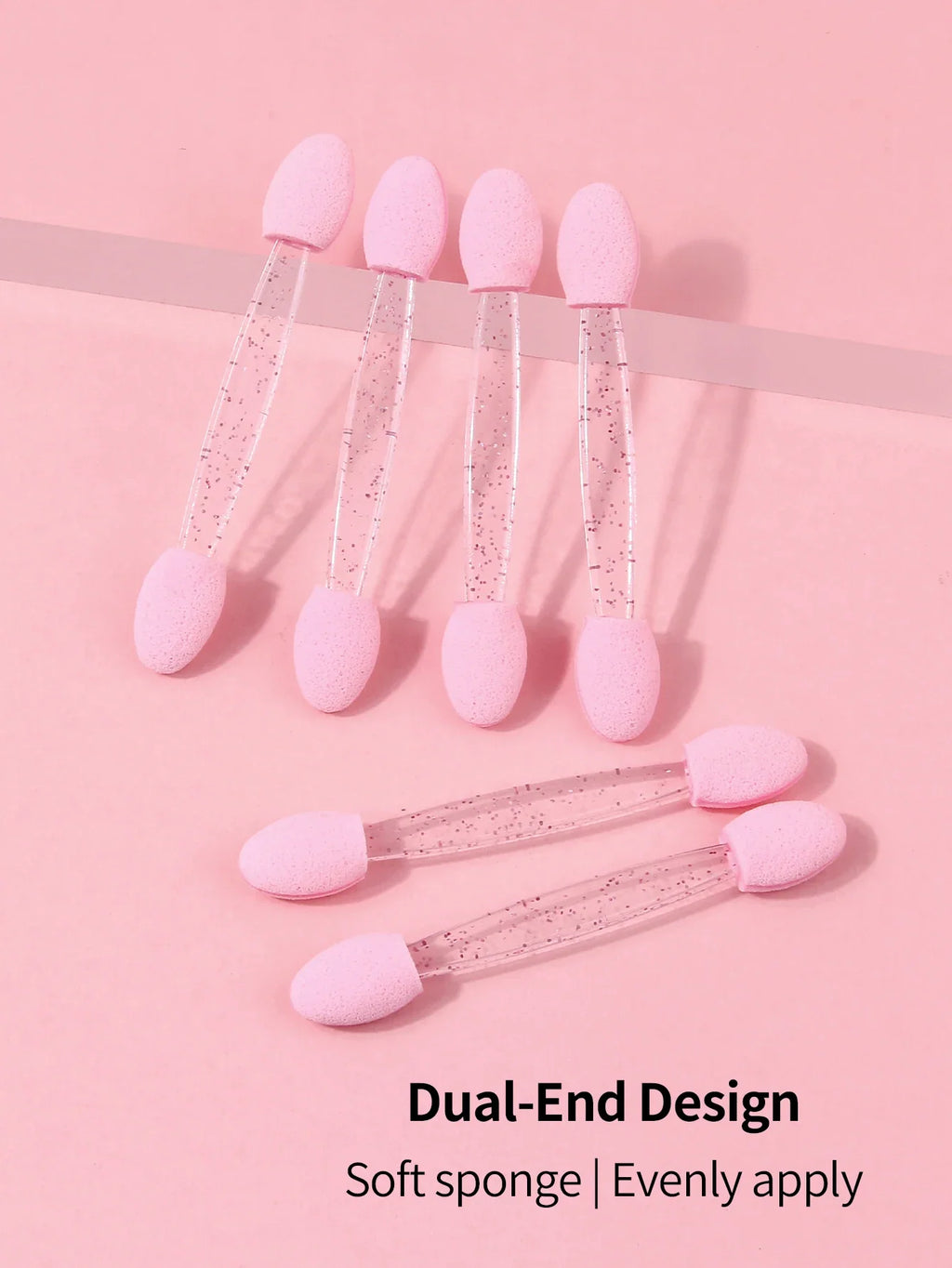 50Pcs Dual-End Sponge Applicators – Eyeshadow & Nail Art