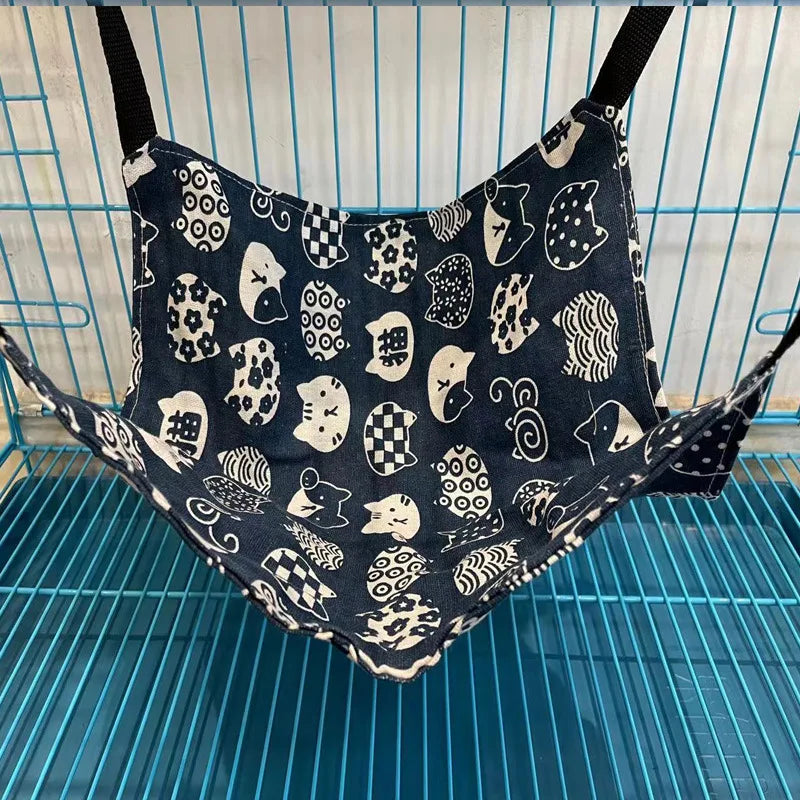 Cat Cage Hammock with Hooks – Hanging Cat Bed All Seasons