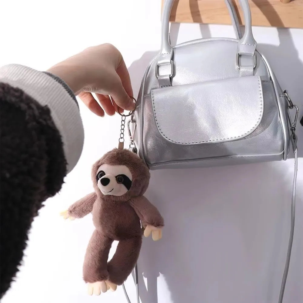 Soft Sloth Plush Keychain Pendant – Cute Animal Stuffed Toy
