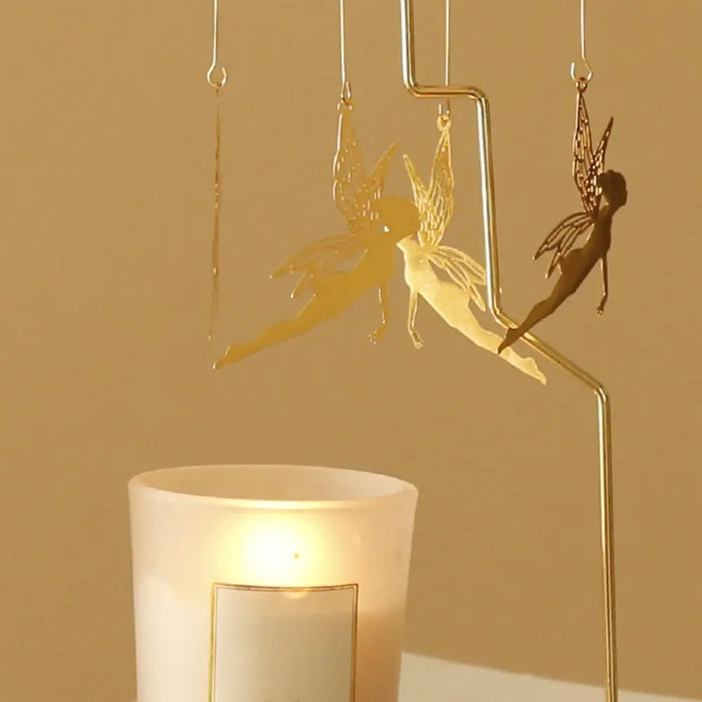Metal Rotating Candle Holder – Wedding & Party Décor Centerpiece