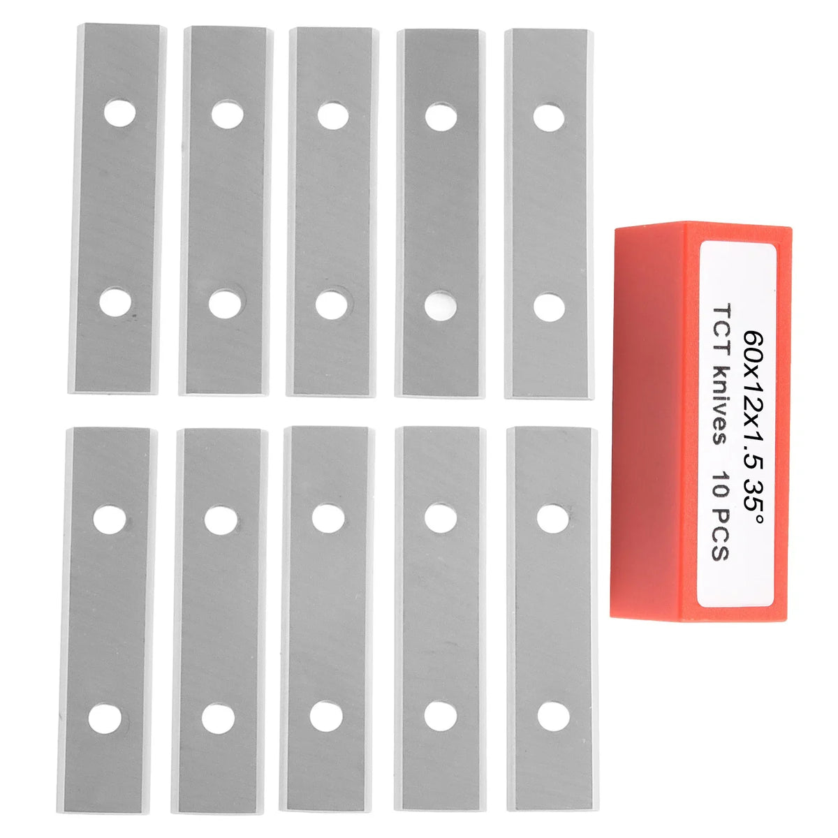 DAZZLEEX 10pc Carbide Scraper Blades 60x12x1.5mm