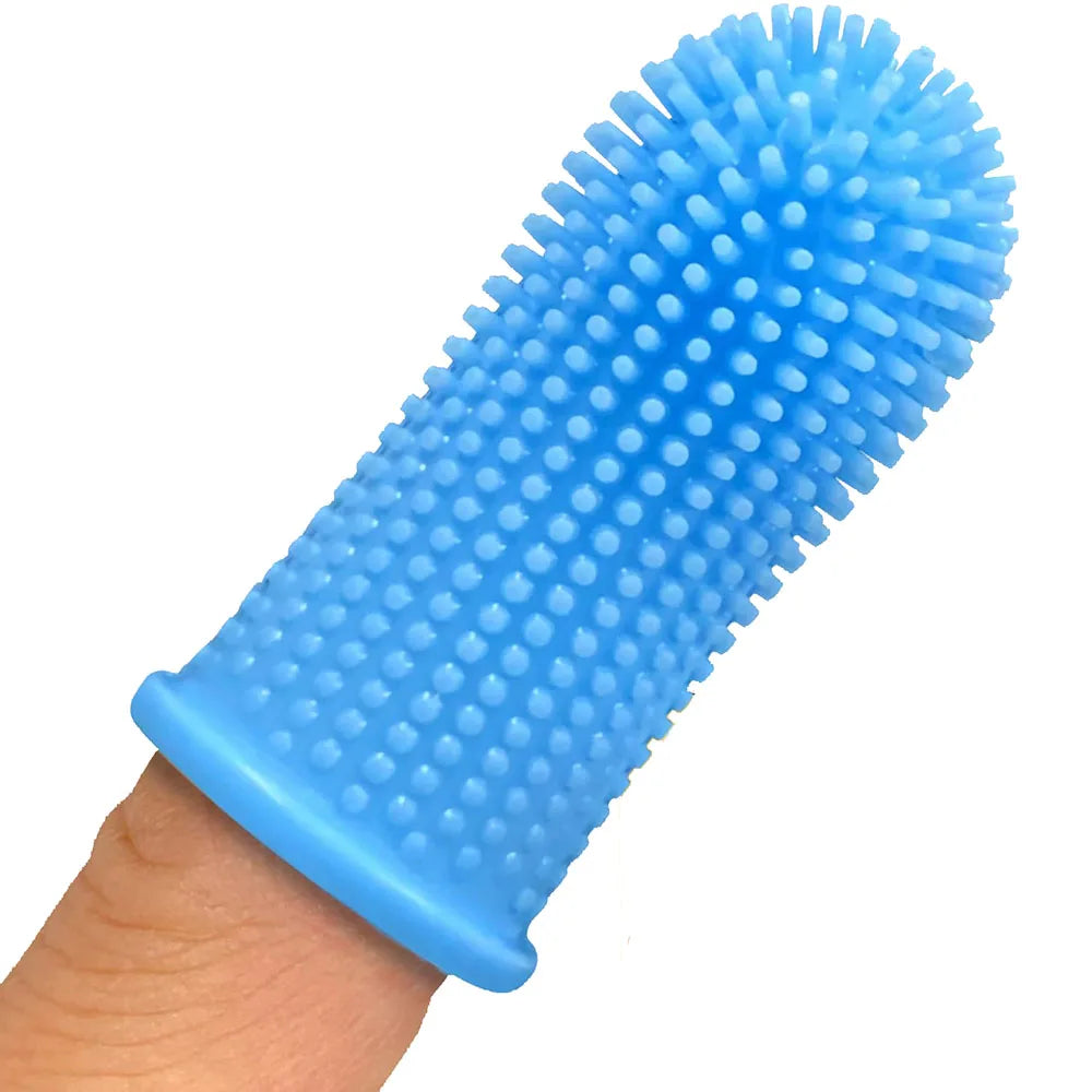 Silicone Finger Toothbrush for Dogs & Cats – Nontoxic