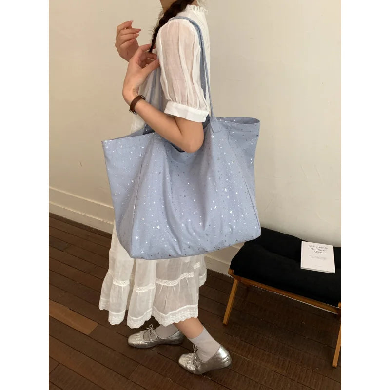 Large Capacity Korean-Style Casual Shoulder Tote Bag | Nixie