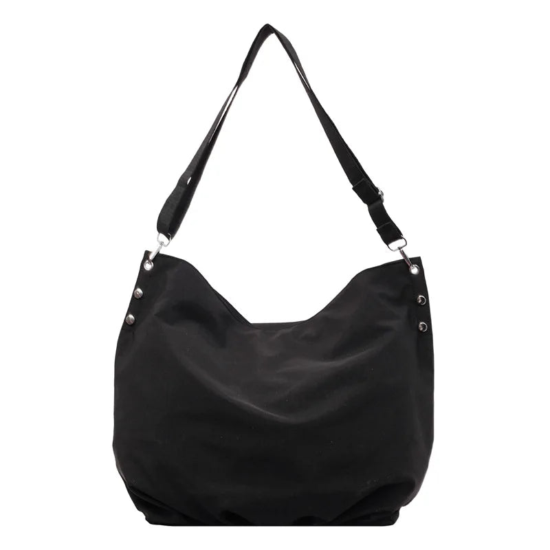 Large Canvas Shoulder Bag for Women | Casual Commuter Tote