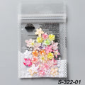 Resin Flower Nail Charms Camellia Sakura Pearl – 30/50pc Set