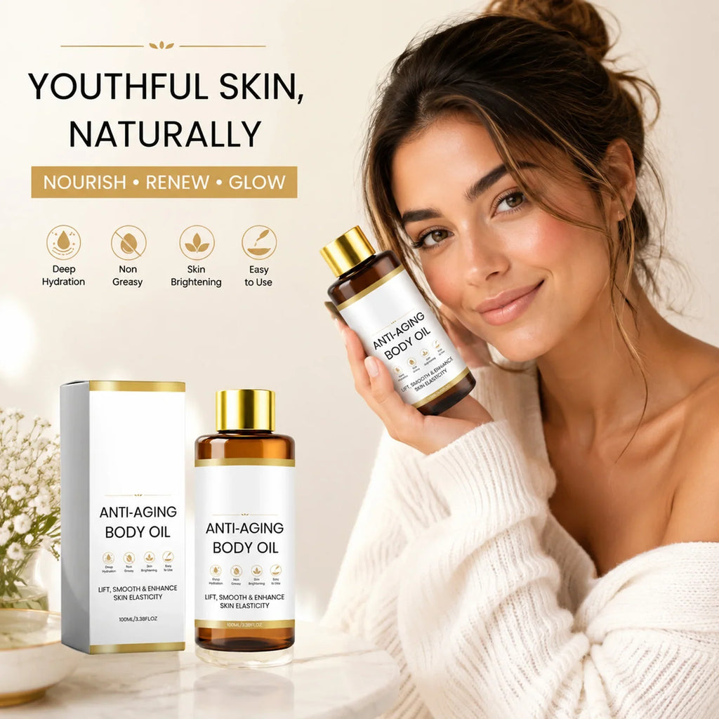 Firming Body Oil – Lightweight Hydrating Moisturizer for Dry Skin