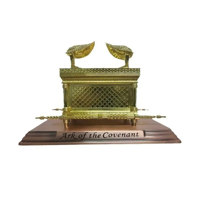 Mini Golden Ark of the Covenant Statue | Religious Home Decor