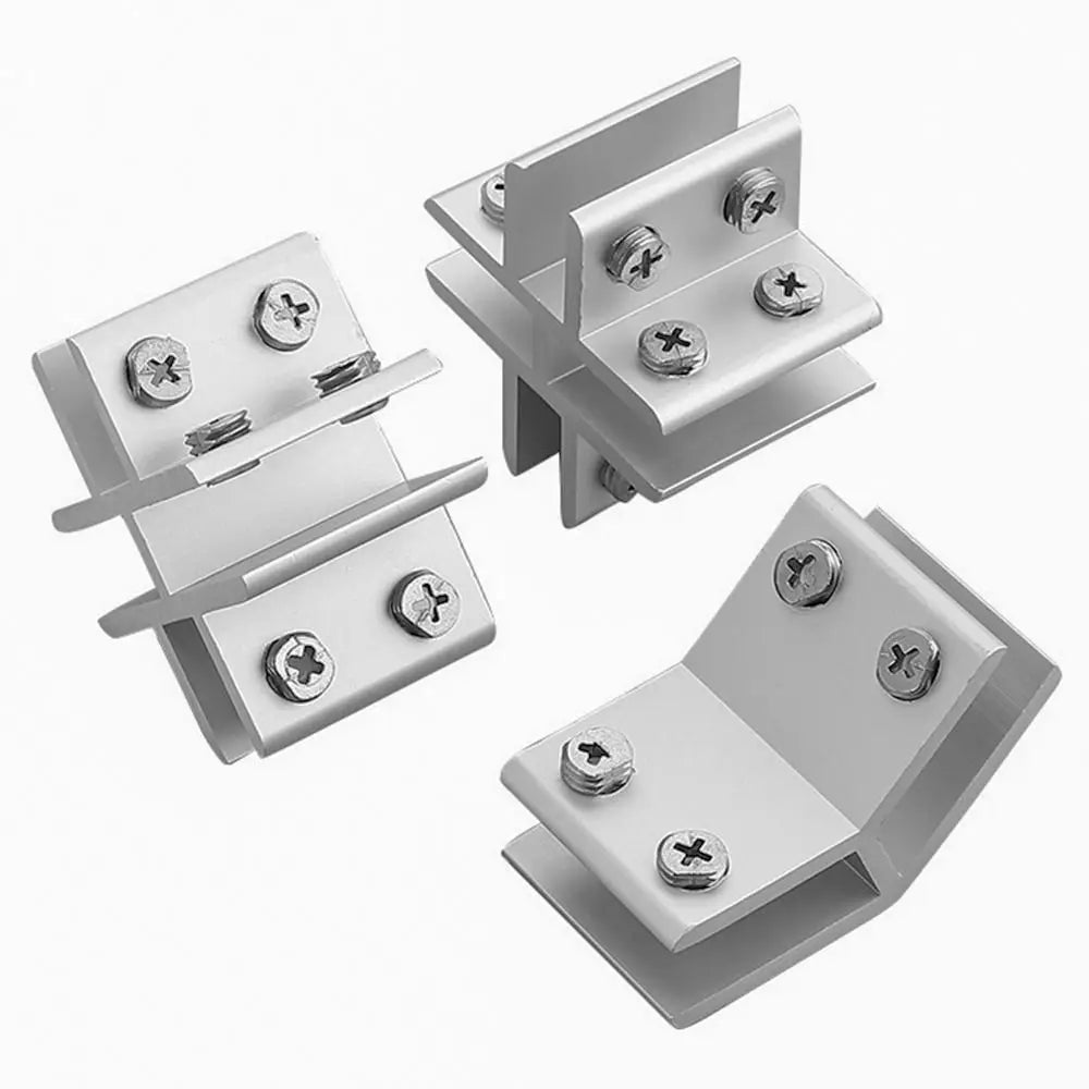 Zinc Alloy Glass Shelf Clamp Bracket for 6–12mm Glass