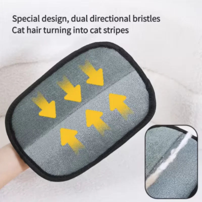 Pet Hair Remover Gloves – Washable Deshedding Mitts for Cats & Dogs