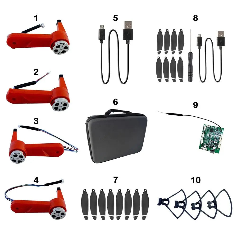 L900 Pro Drone Replacement Fan Blade & Arm Accessory Set