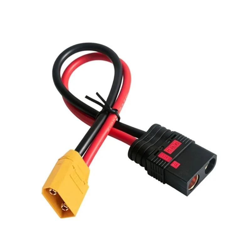 XT90 to QS8 Adapter Cable 10AWG Power Connector Cord