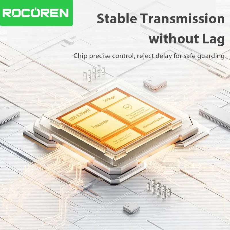 Rocoren USB-C to USB 3.2 OTG Adapter 10 Gbps | CE Certified