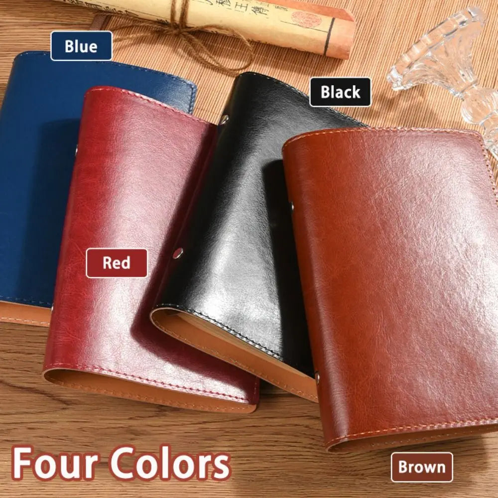 Vintage A5/A6 PU Leather Loose-Leaf Notebook Travel Journal