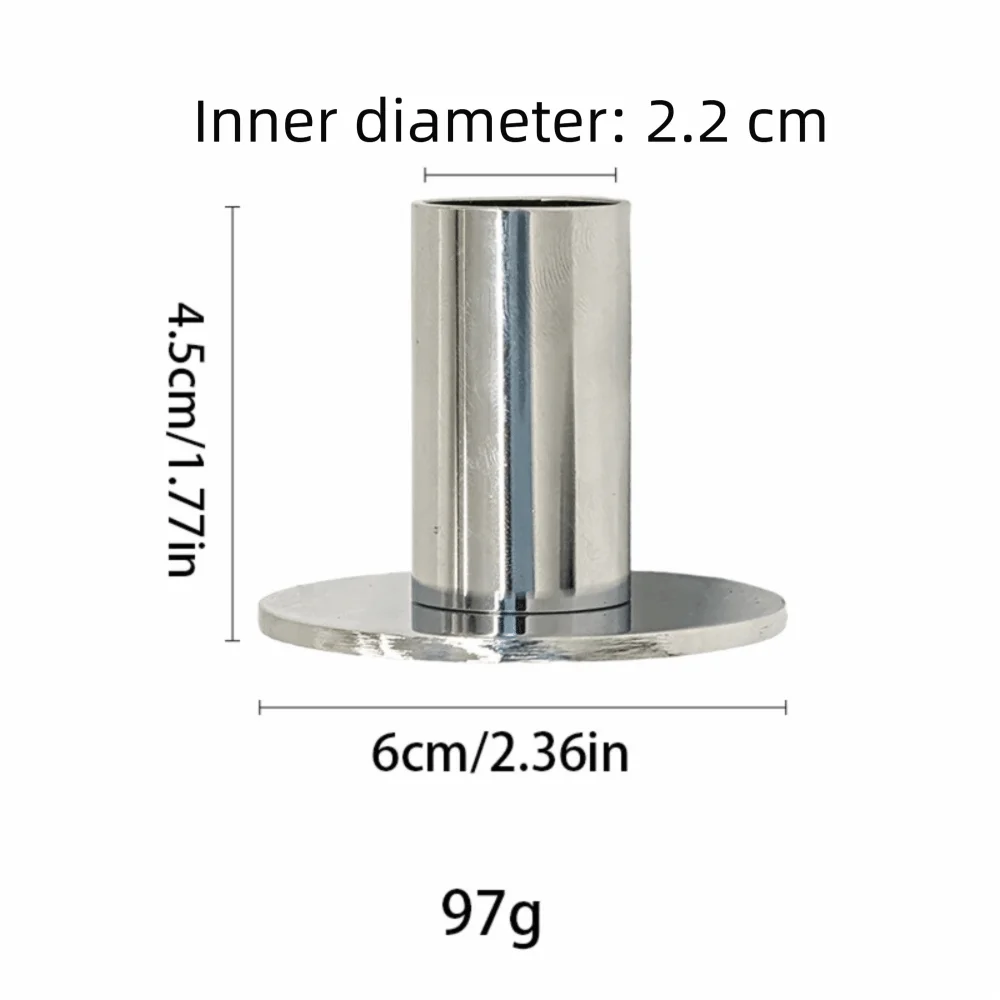 Modern Vintage Iron Candlestick Holder – Elegant Table Decor