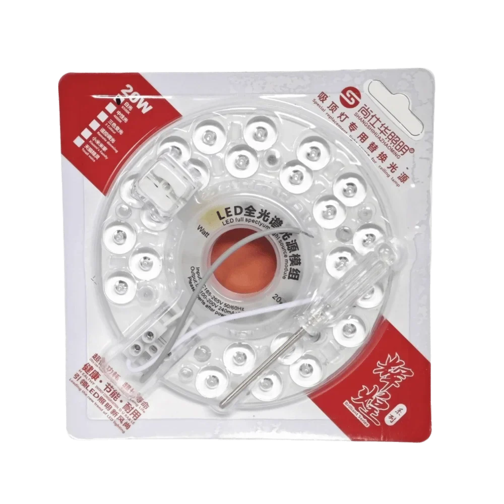 Round LED Panel Light 20W–100W Dimmable Flush Mount Ceiling