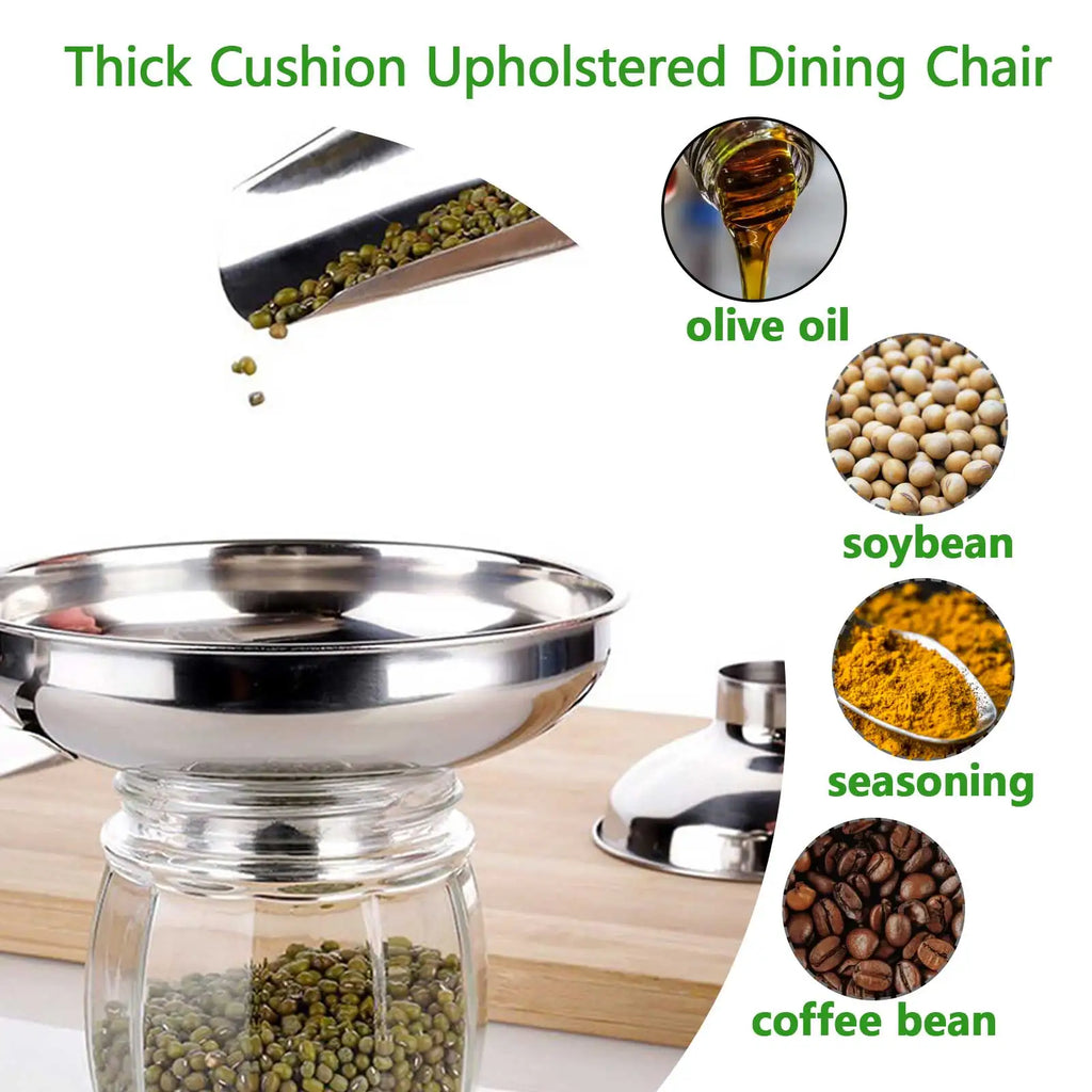 Stainless Steel Wide Mouth Kitchen Funnel – Oil, Jam & Sauce