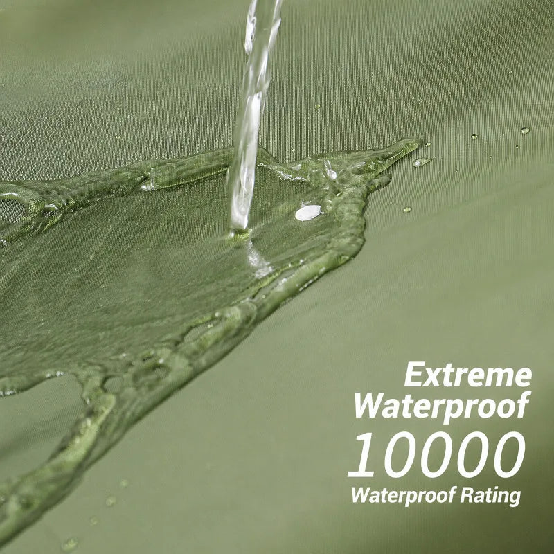 3-in-1 Waterproof Rain Poncho – Cape, Ground Mat & Tarp