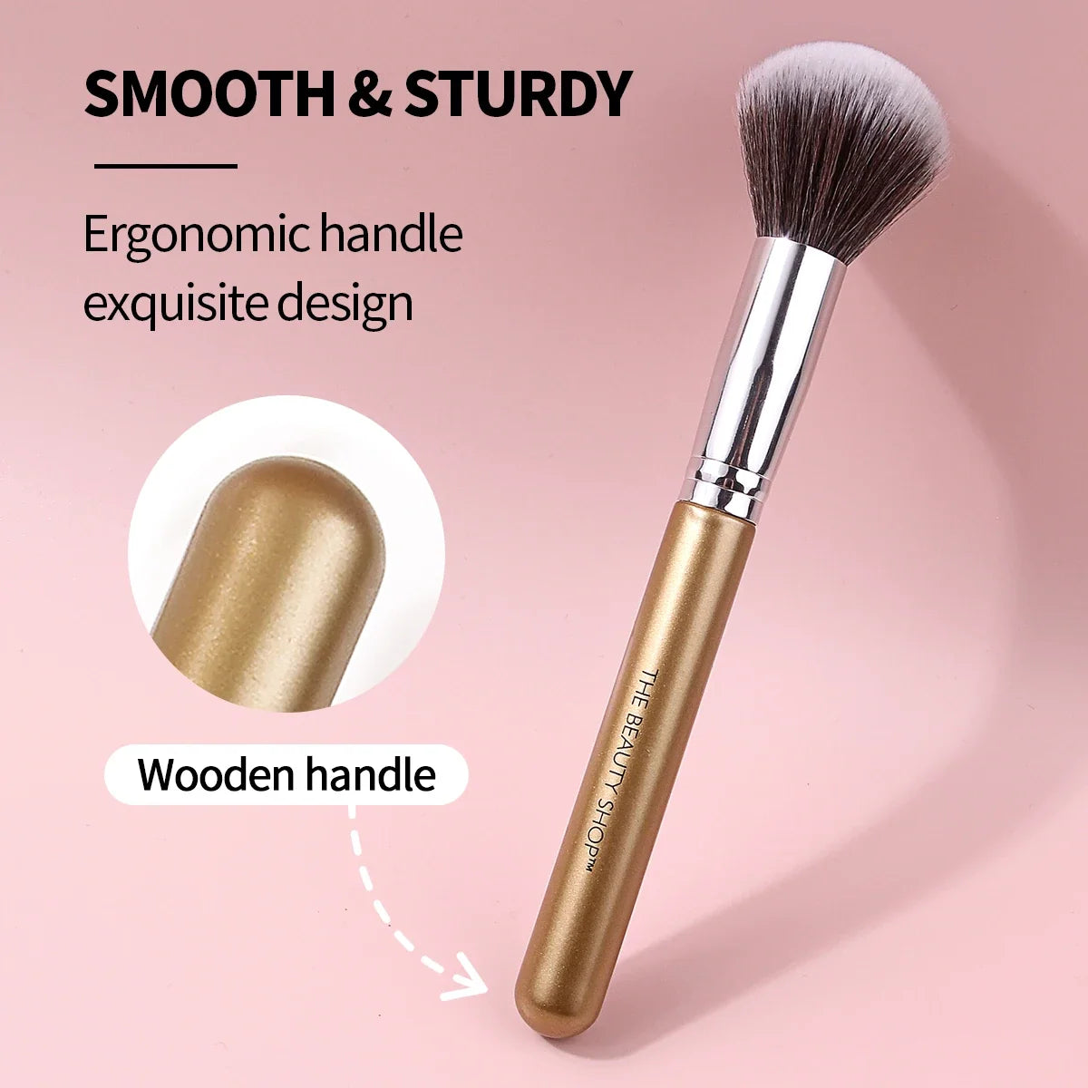 Multi-Purpose Makeup Brush – Blush, Highlight & Contour