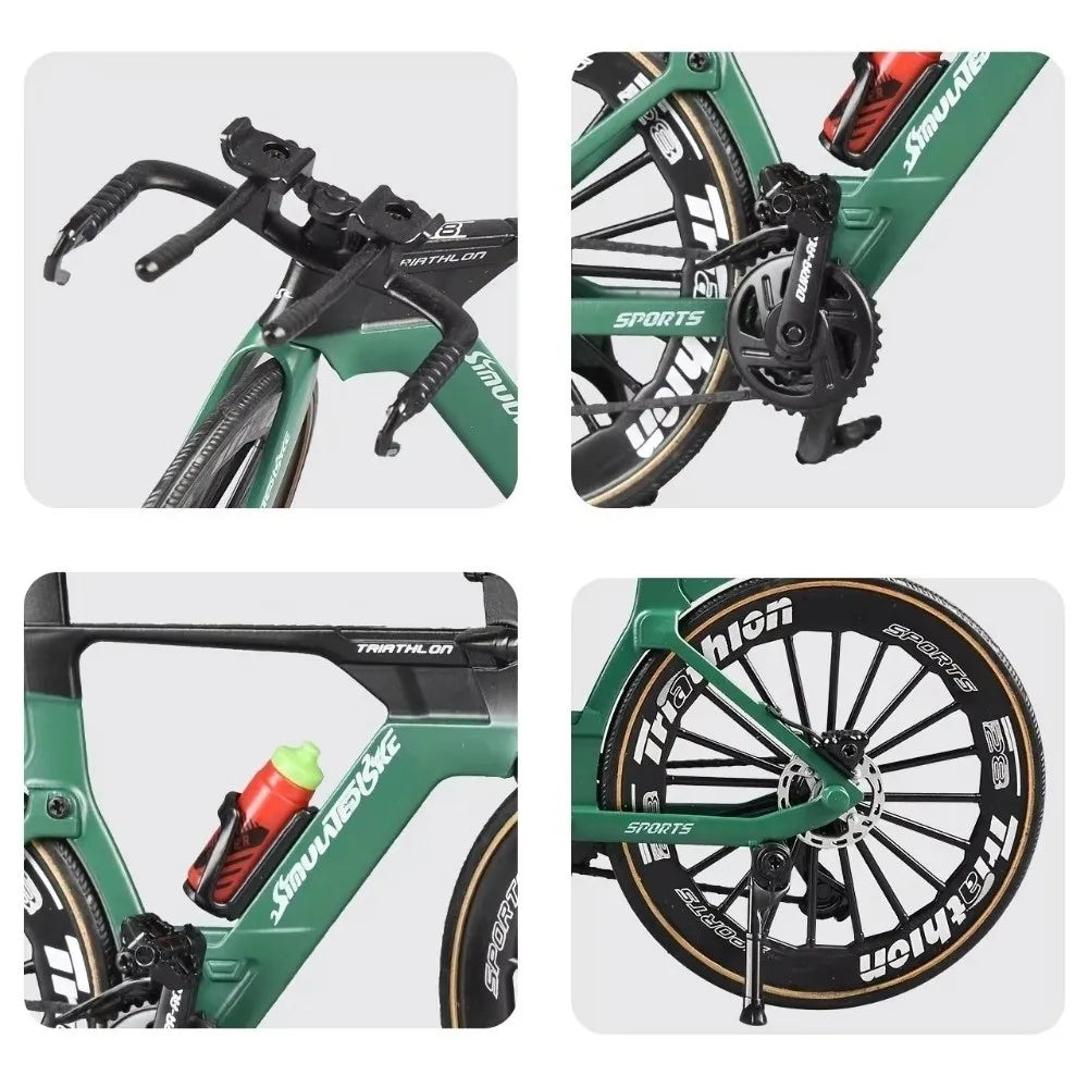 1:8 Alloy Road Bike Model – Collectible Desktop Decor