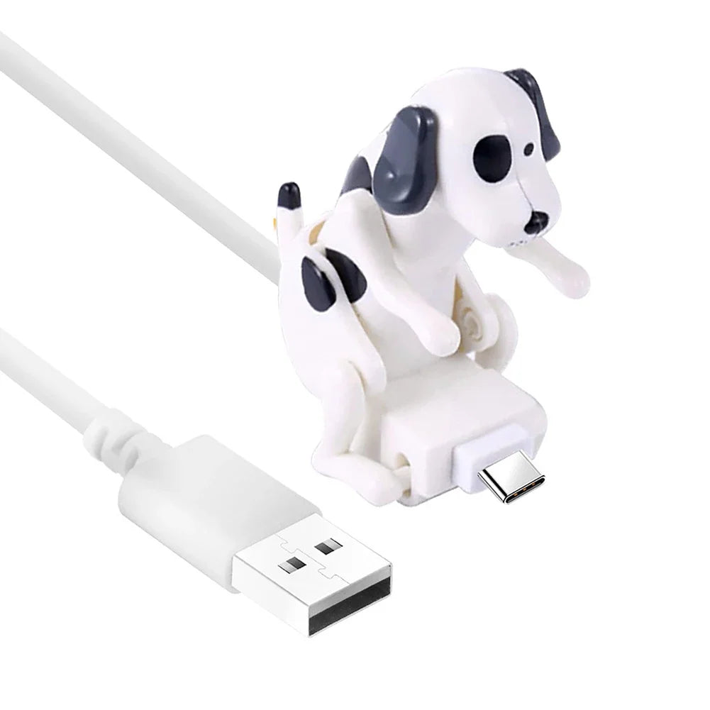 Funny Dog USB Charging Cable – Micro USB, Type-C & Lightning