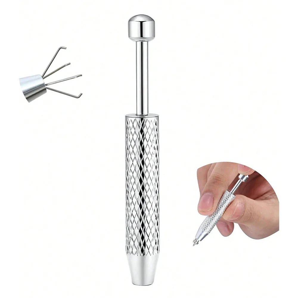 Stainless Steel Piercing Ball Grabber Tool Kit – Lip, Nose & Ear