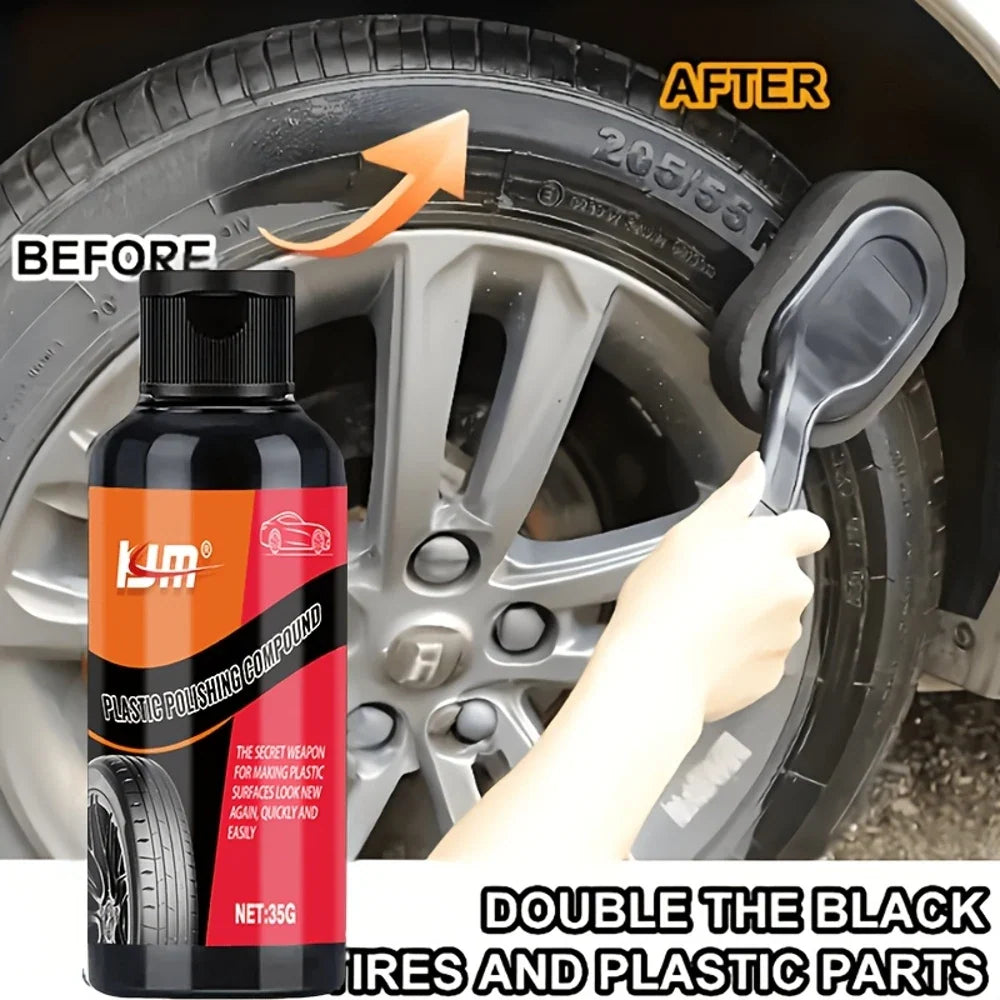 KJM Liquid Tire Wax – Gloss, Blackening & Anti-Aging