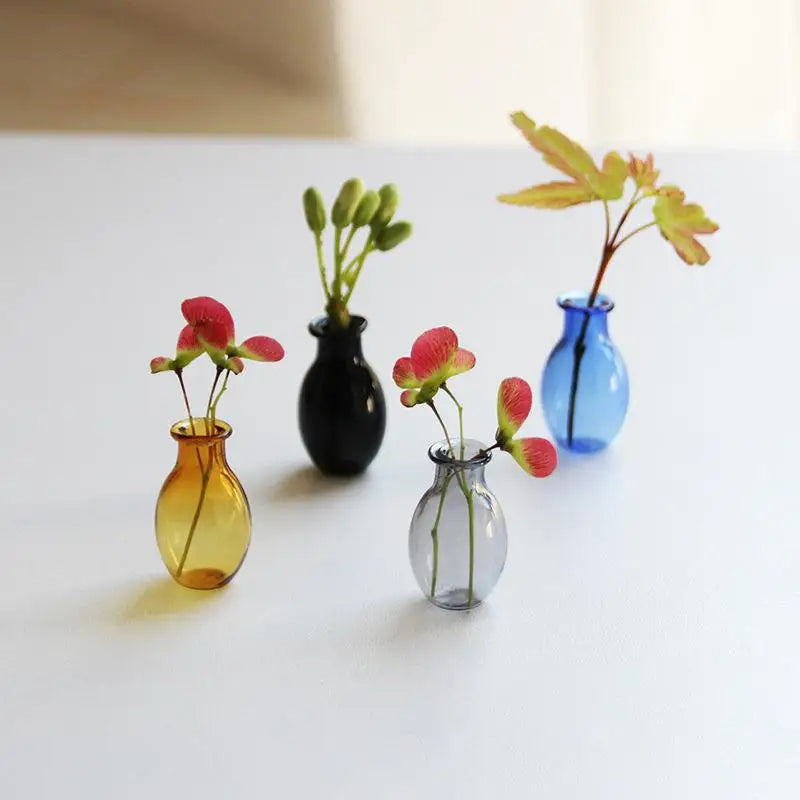 Mini Glass Vase Fridge Magnet – 3D Micro Landscape Flower Pot