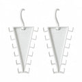 12-Hook Rotatable V-Shape Closet Hanger Organizer
