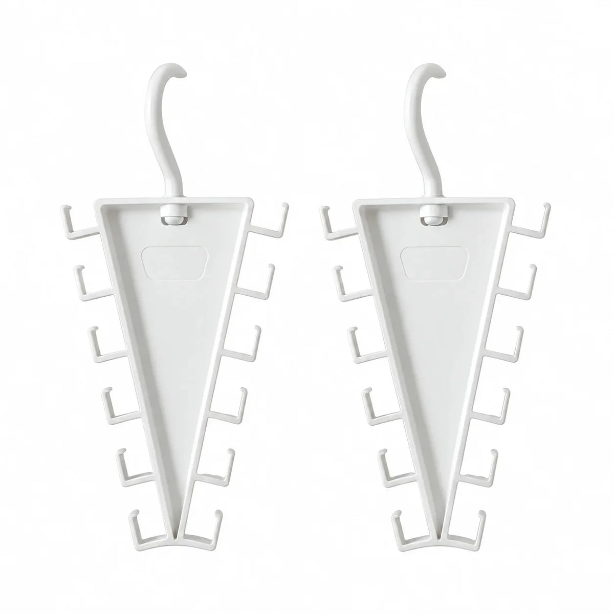 12-Hook Rotatable V-Shape Closet Hanger Organizer