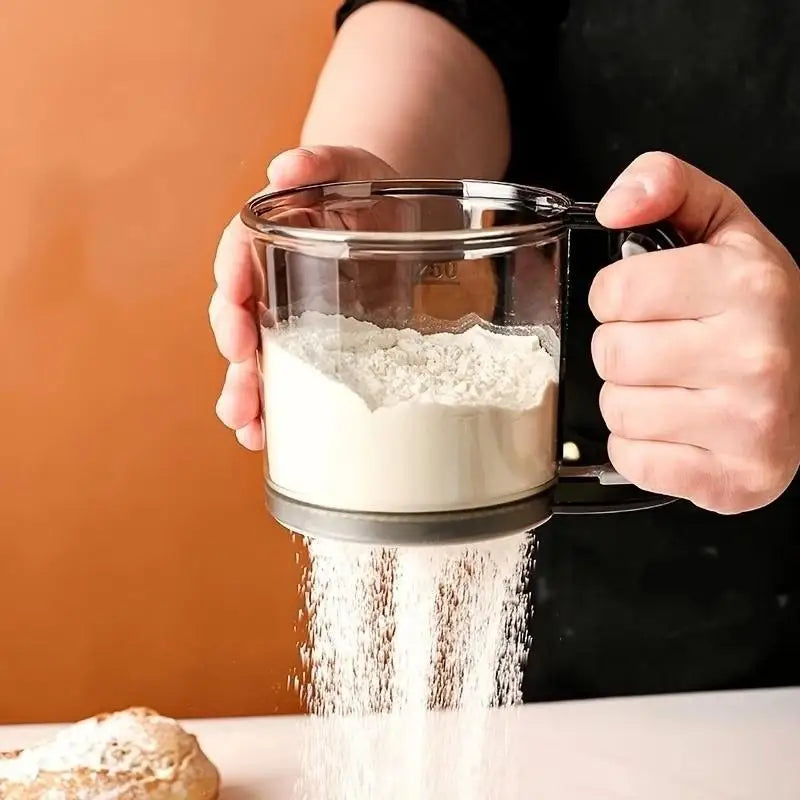 Handheld Flour Sifter Fine Mesh Powder Sieve | Baking Tool