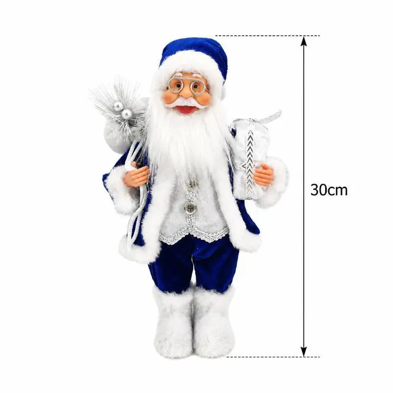 Santa Claus Standing Figurine – Handcrafted Christmas Decor