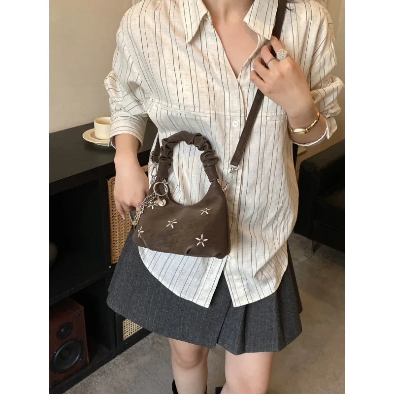 Nixie Mini Cloud Crossbody Bag – PU Leather Women's Handbag