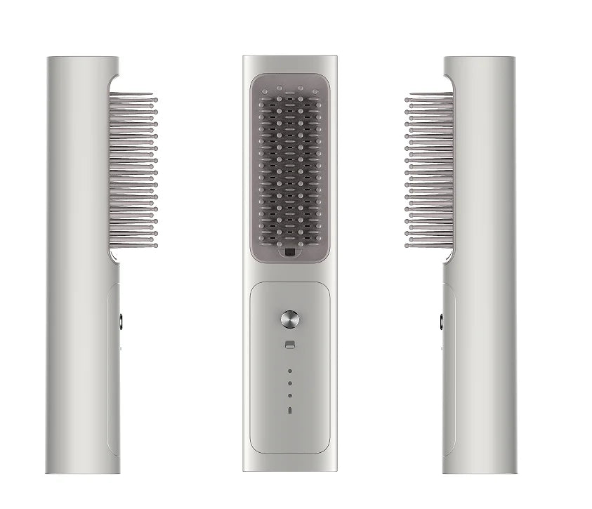 Wireless Hair Straightening Curling Comb – Negative Ion Technology