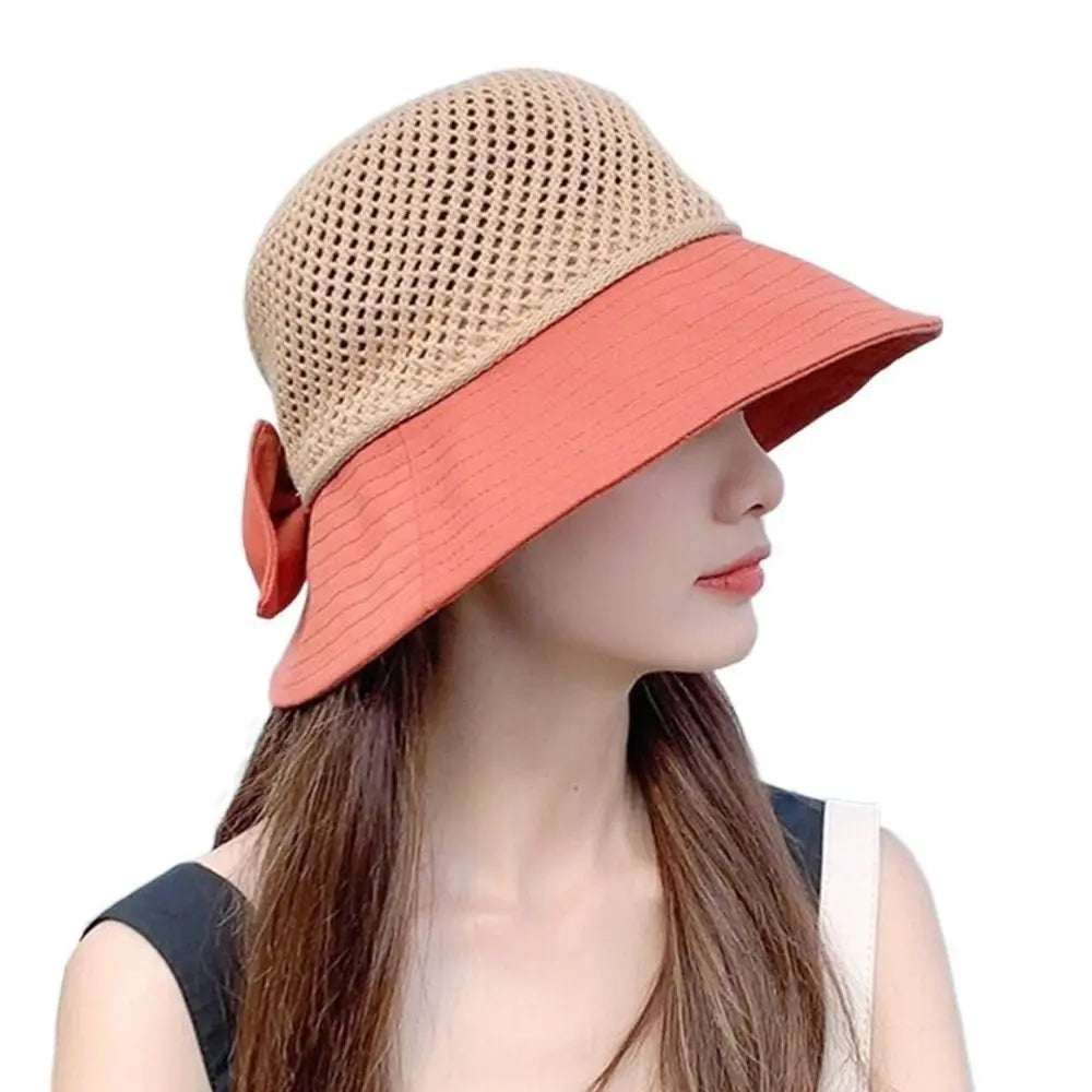 Women's Wide Brim UV Bucket Hat – Foldable Beach Cap