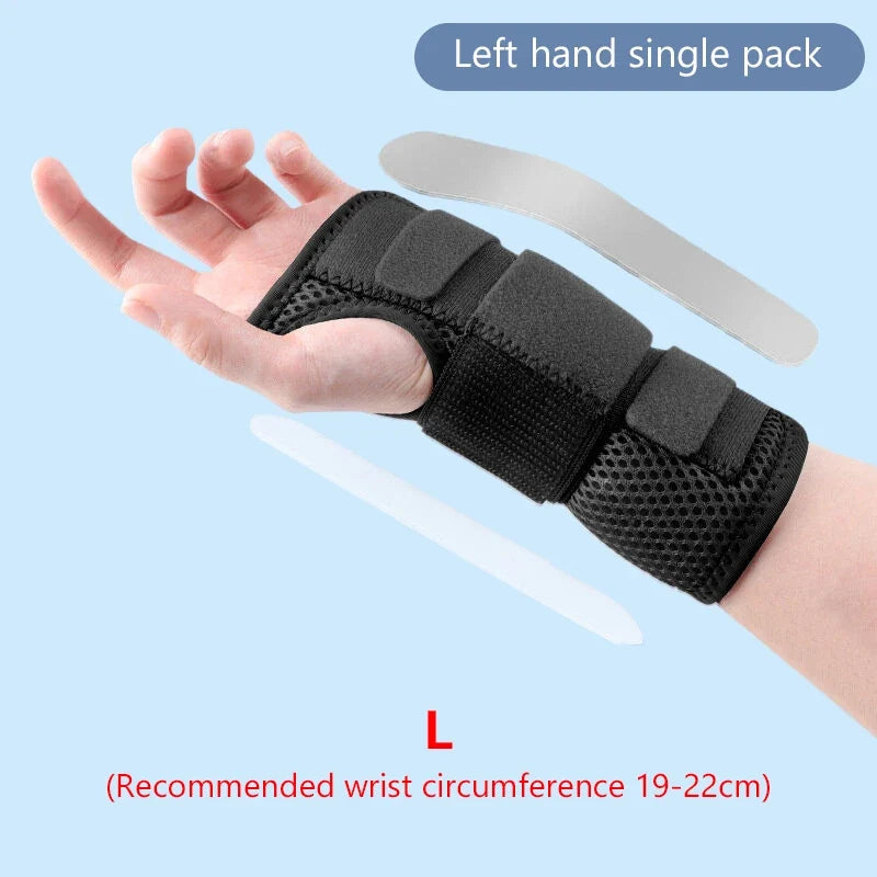 Adjustable Wrist Brace Dual Aluminum Splint – Right & Left