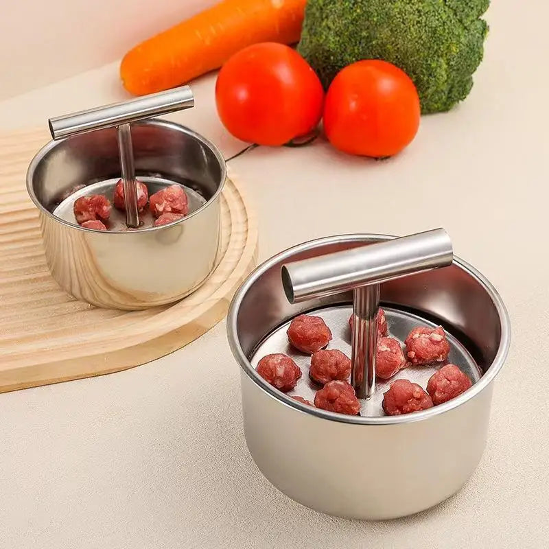 Stainless Steel Meatball Maker – Non-Slip, Dishwasher Safe